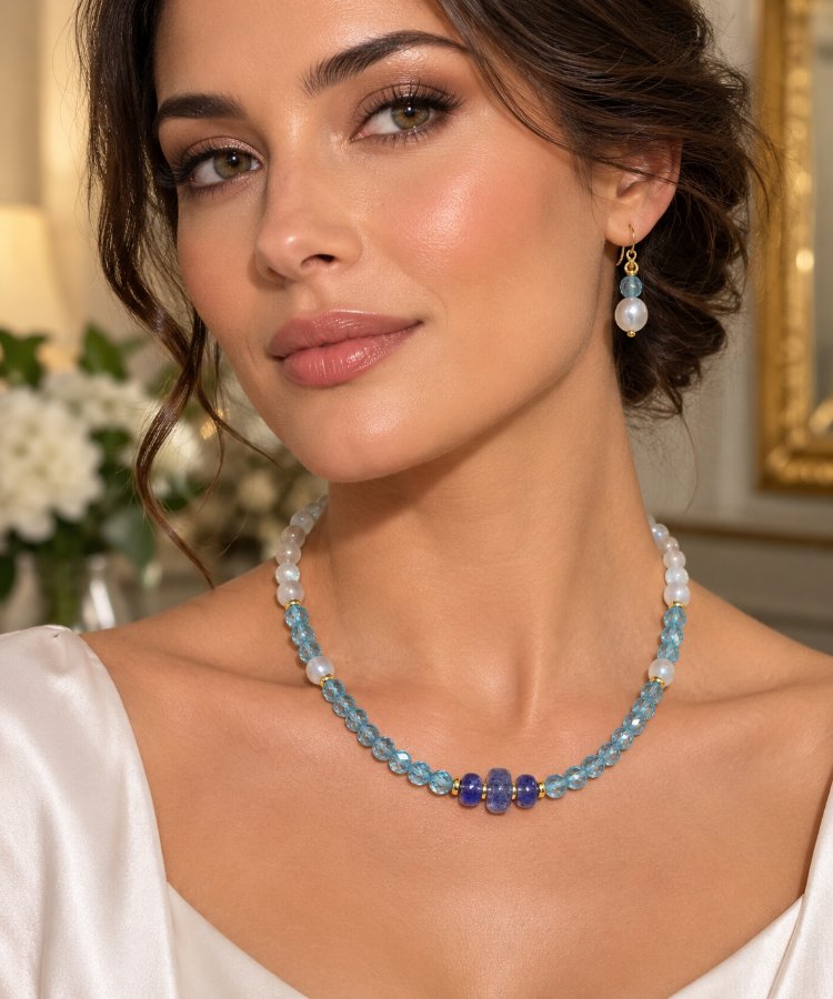 TANZANİT & TOPAZ & AYTAŞI KOLYE VE KÜPESİ