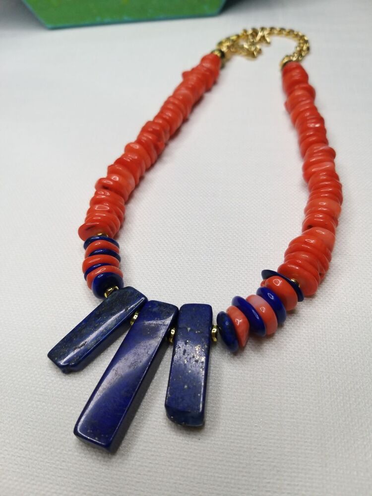 Mercan & Lapis Kolye