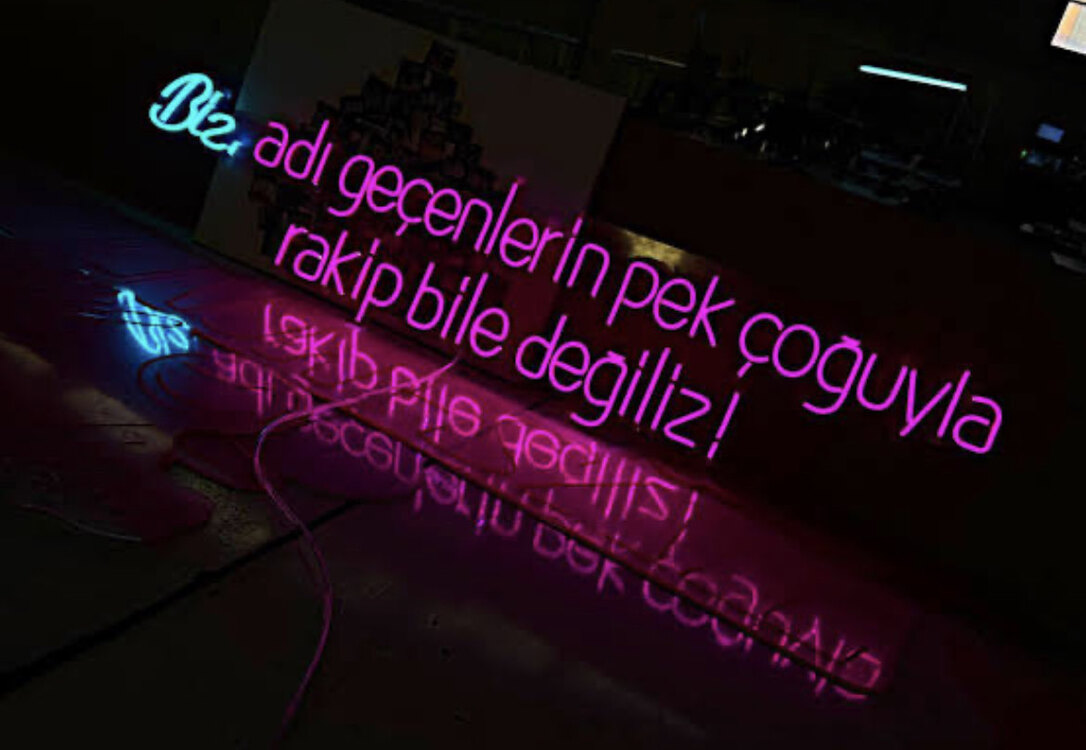 Biz adı geçenlerin pek çoğuyla rakip bile değiliz