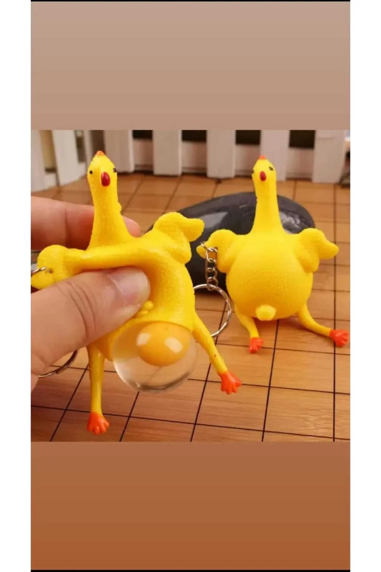 Yumurtlayan Ördek Anahtarlık