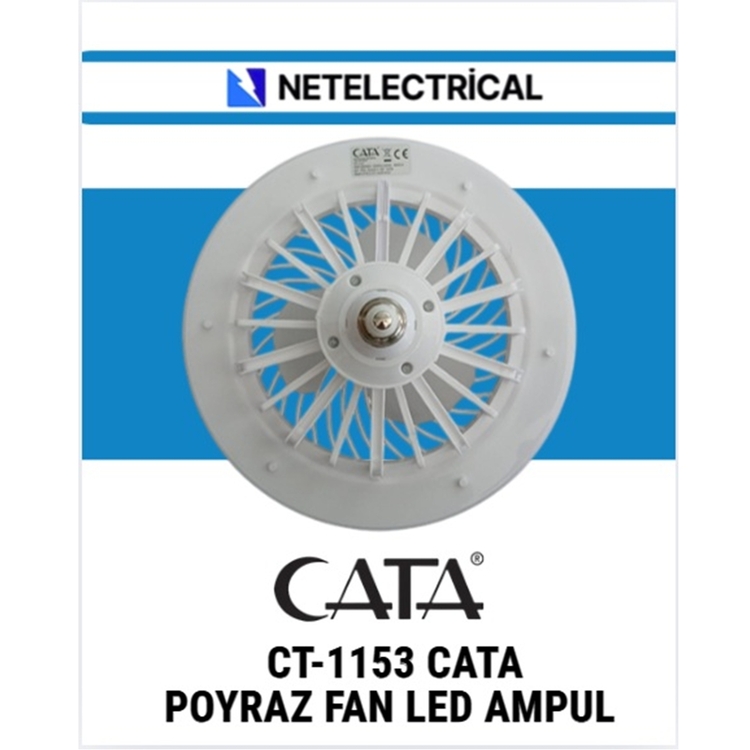 Cata Ct-1153 Poyraz Fan Led Ampul