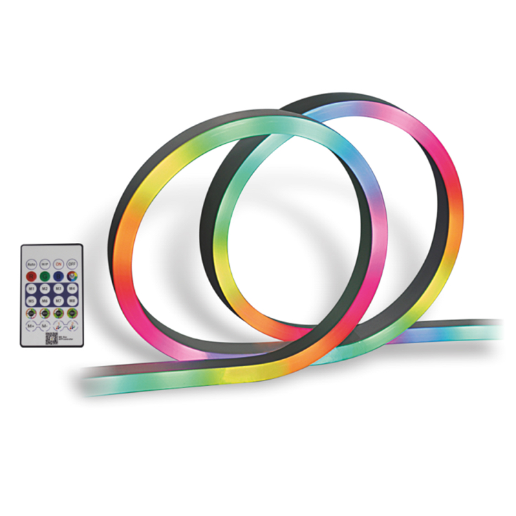 CT-4567 Pixel Neon LED Set 5 Metre RGB Kumandalı Esnek Şerit Işık İç & Dış Mekan