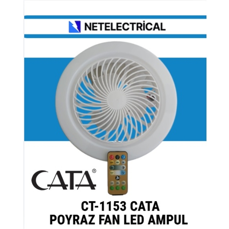 Cata Ct-1153 Poyraz Fan Led Ampul