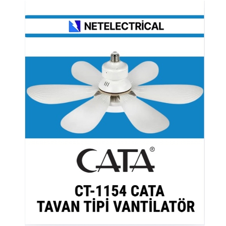 Cata CT-1154 Lodos Fanlı LED Ampul E27 DUYLU