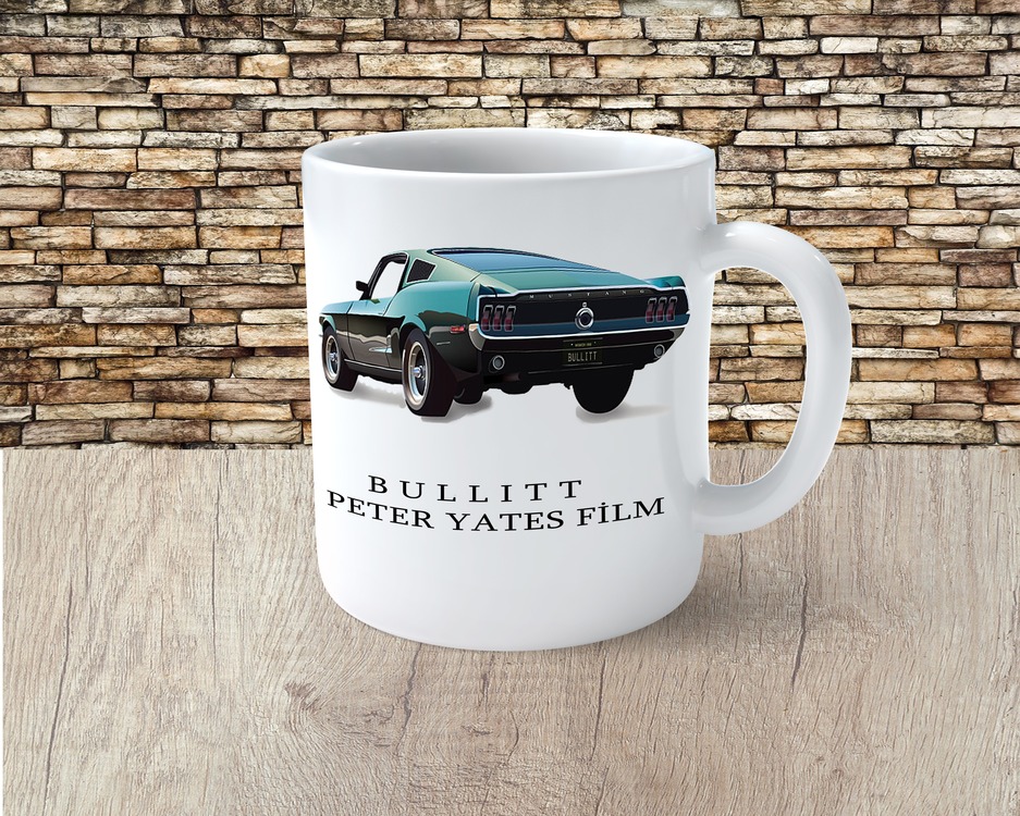 Orijinal Bullitt Film Mustang Kupa Tasarım