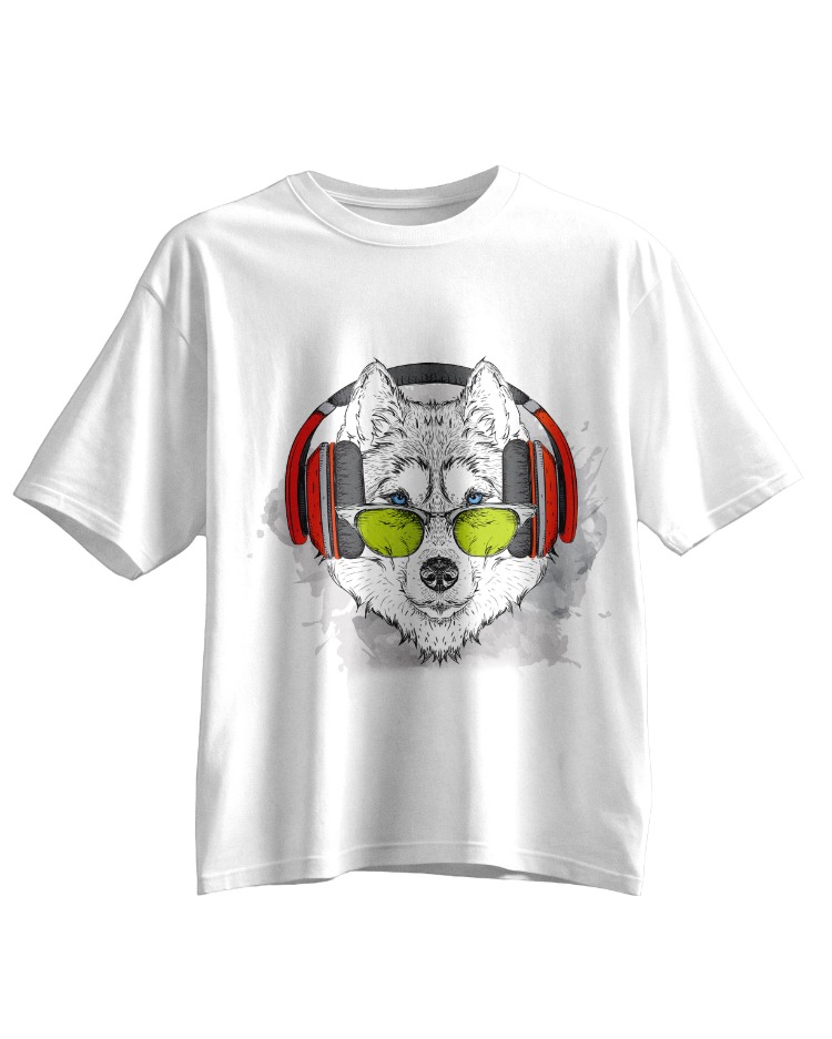 JEXTROWEAR Yalnız Kurt Unisex Oversize Tişört