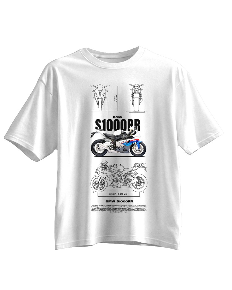 JEXTROWEAR BMW S1000RR Unisex Oversize Tişört