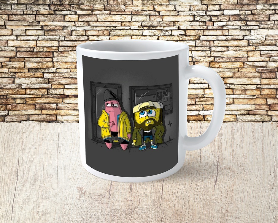 Sünger Bob Tasarımlı Kupa