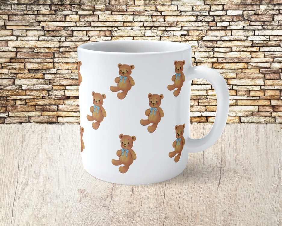 Ayıcık (Teddy Bear) Baskılı Kupa Bardak