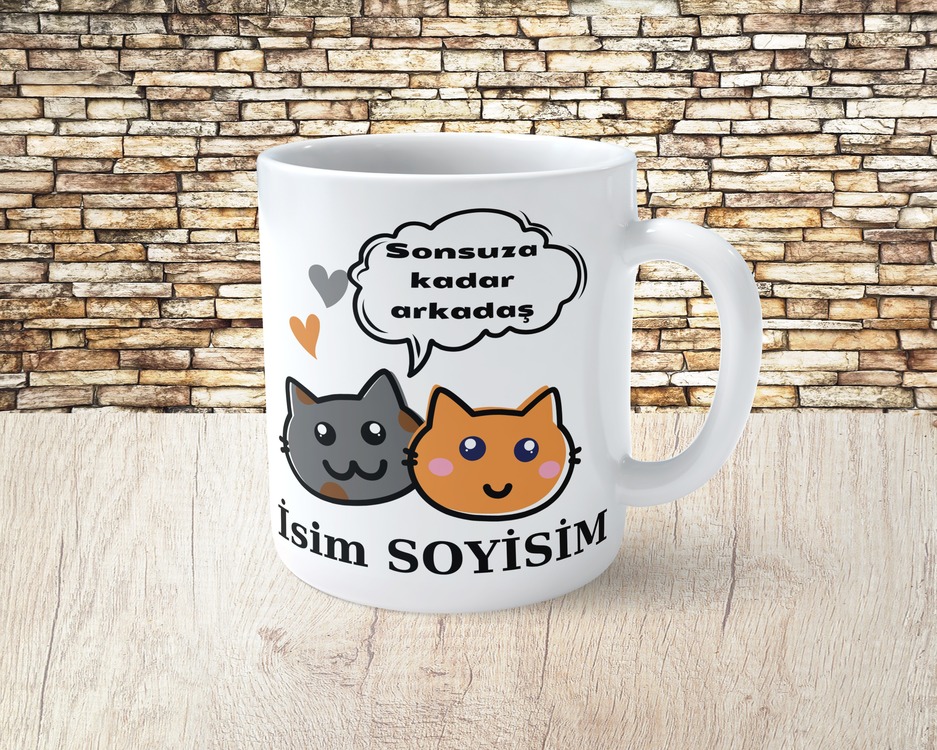 Sonsuza Kadar Arkadaş Kupa Bardak