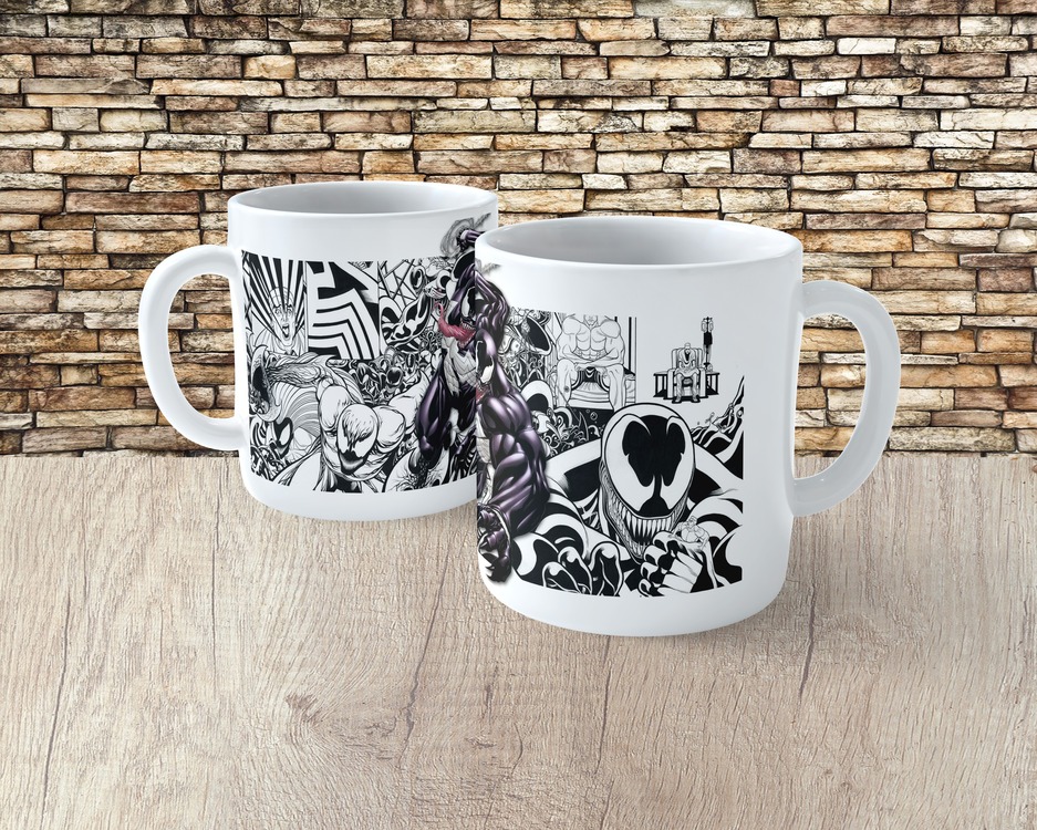 Venom Tasarımlı Porselen Kupa Bardak
