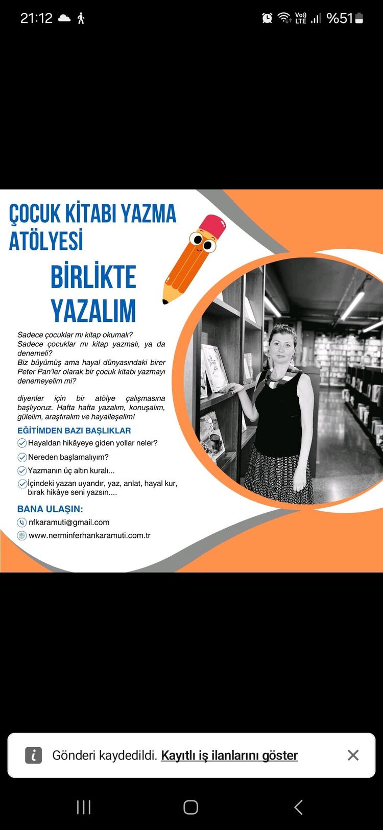 Yetişkinlere Çocuk Kitabı Yazma Atölyesi