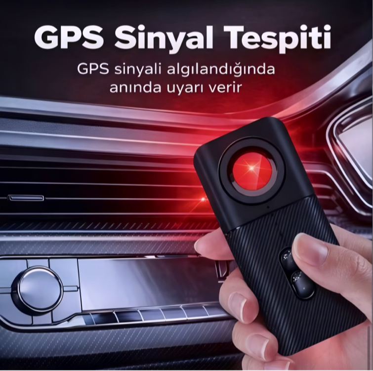  Profesyonel Gizli Kamera Dinleme Cihazı Dedektörü | GPS Takip Bulucu