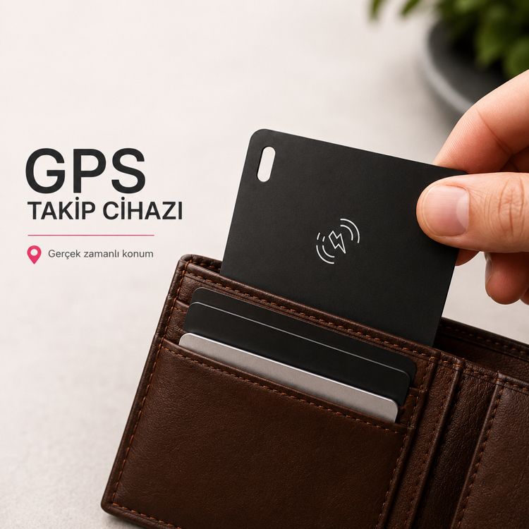 Kart Tipi GPS Takip Cihazı | İnce Cüzdan Takip Kartı | Gerçek Zamanlı Konum Takibi |