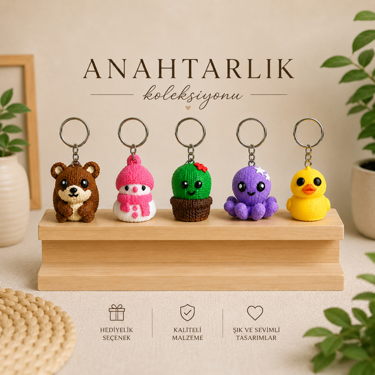 Hediyelik Anahtarlık Koleksiyonu | Sevimli Tasarımlar