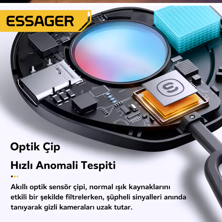 Mini Gizli Kamera Dedektörü | Kızılötesi & RF Sinyal Bulucu