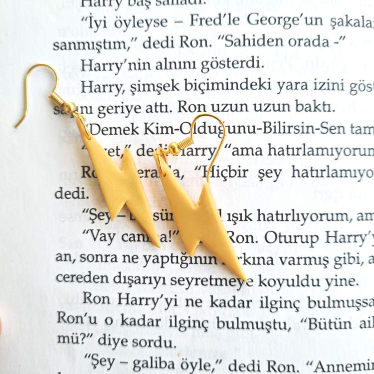 Harry Potter Şimşek Küpe