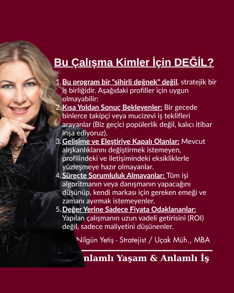 3 Aylık Stratejik Dönüşüm & Görünürlük Programı-I. Taksit