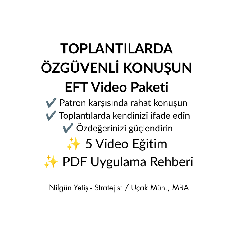 TOPLANTILARDA DAHA ÖZGÜVENLİ KONUŞUN