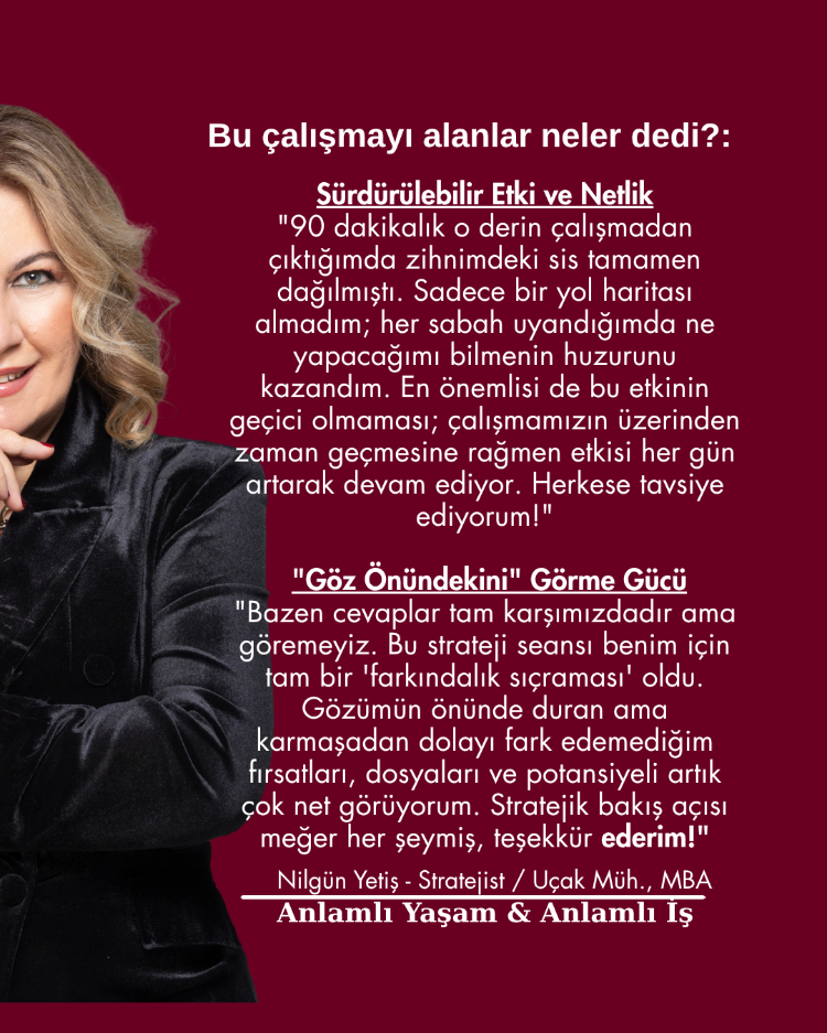 90 Dk. VIP INTENSIVE Online Strateji Görüşmesi
