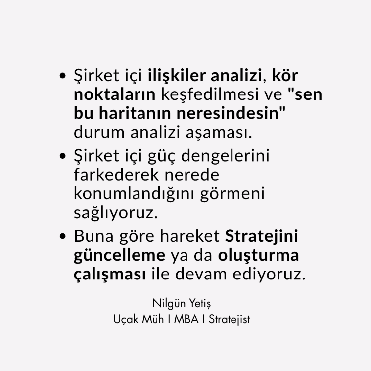 POWER PLAYER: Şirket içi Güç Haritası ve Sana Etkileri & Kariyer Stratejisi
