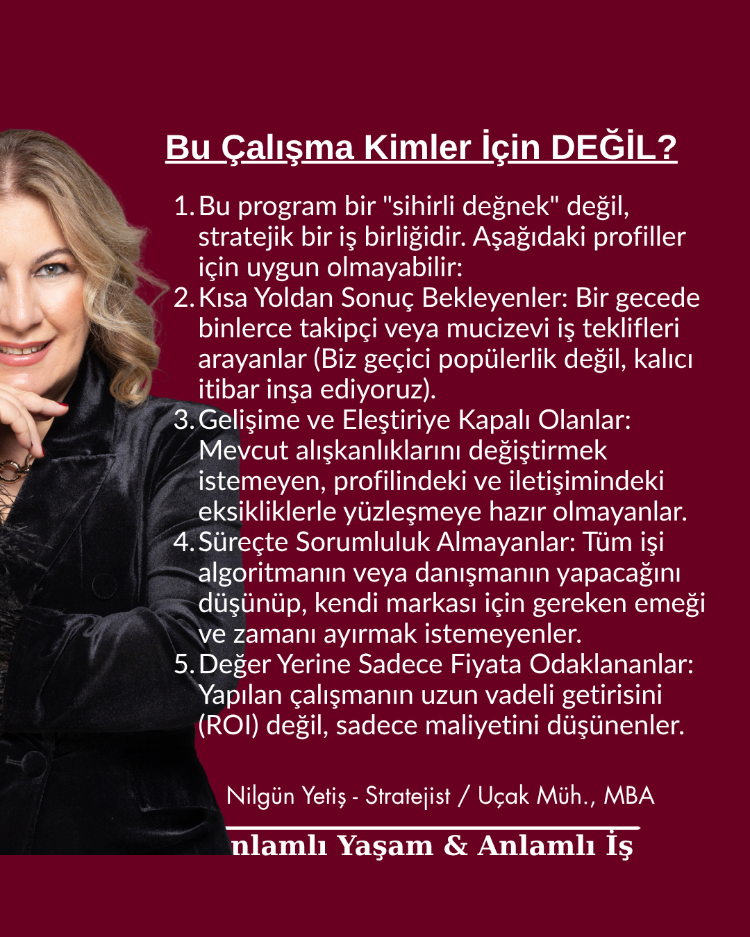 LİNKEDİN KİŞİSEL KONUMLANDIRMA KOÇLUĞU 