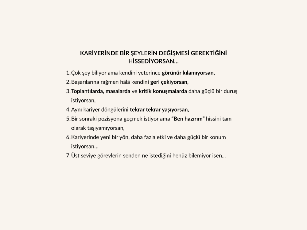 KARİYER UPGRADE BUNDLE