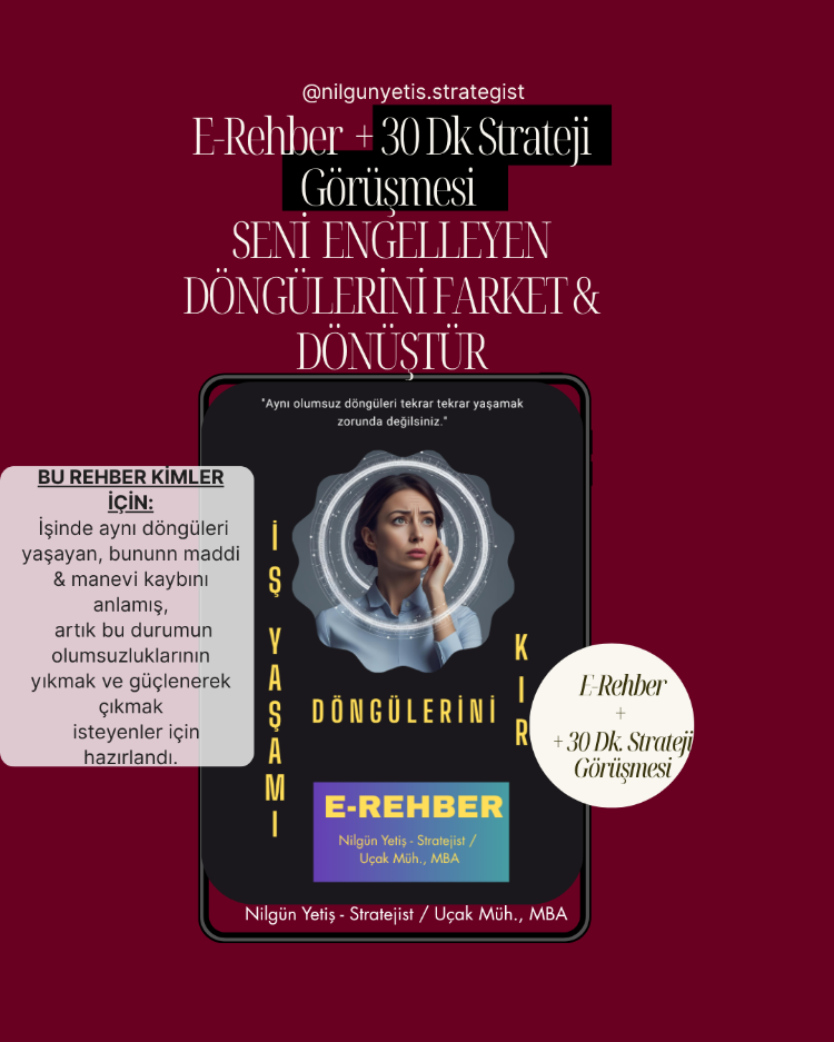 Döngüden Çıkış Strateji Paketi (E-rehber + 30 Dk Strateji Görüşmesi)