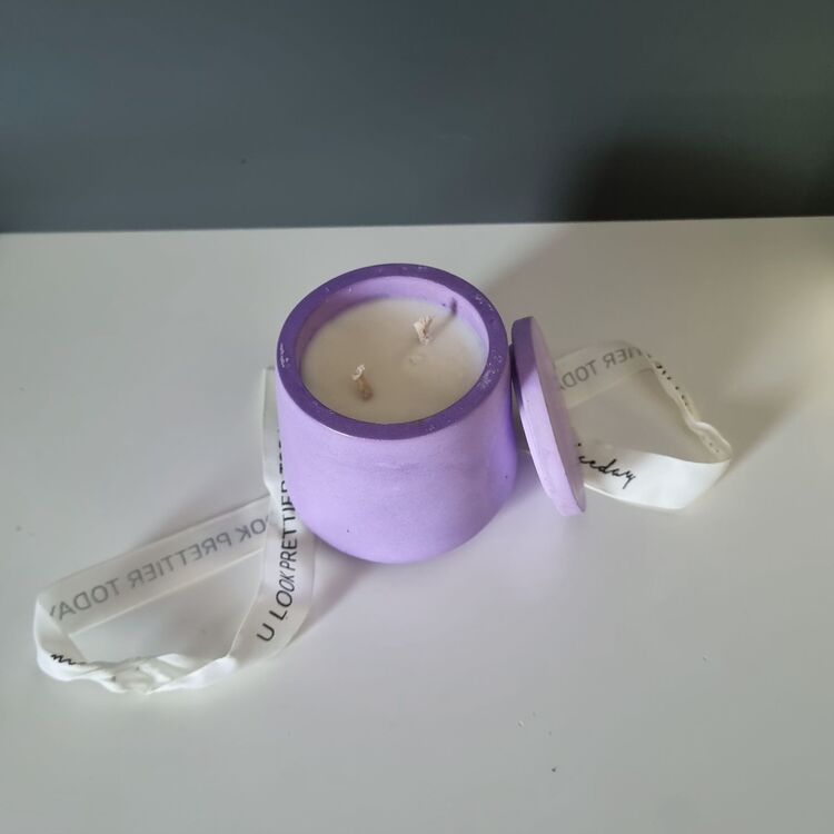 mor kase vücut losyonu mum