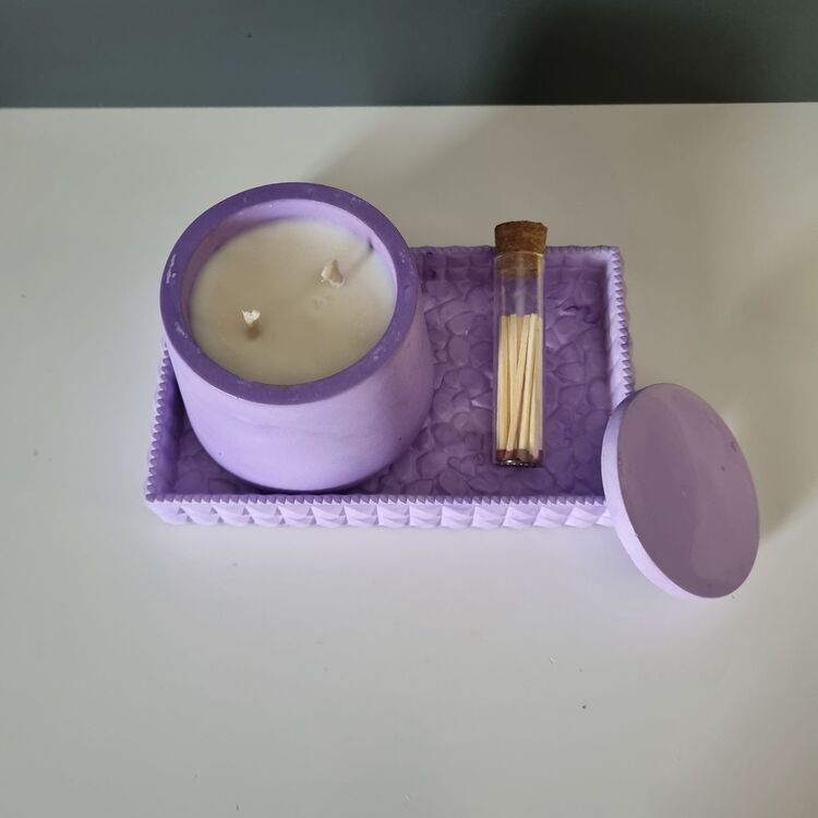 mor kase vücut losyonu mum