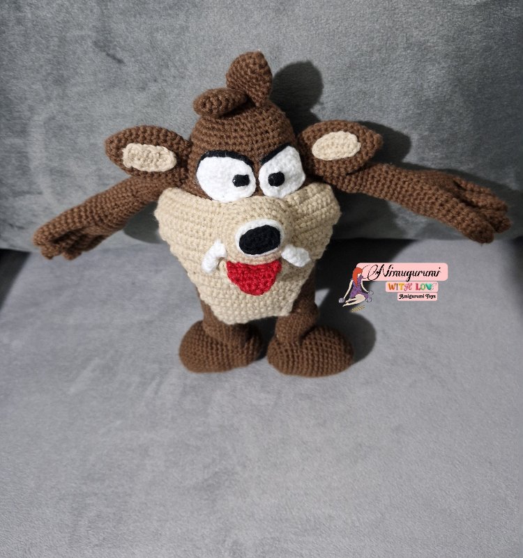 Amigurumi Tazmanya Canavarı