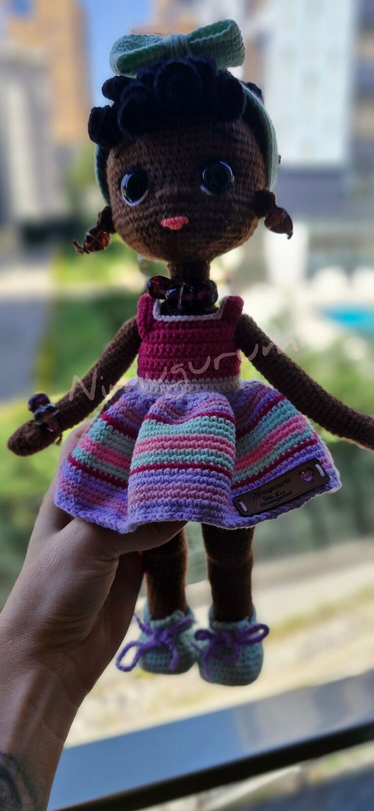 Amigurumi Afro Bebek