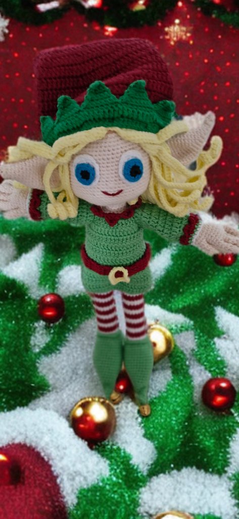 Amigurumi Elf kız
