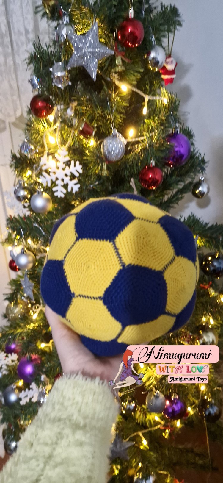 Amigurumi Voleybol-Futbol Topu