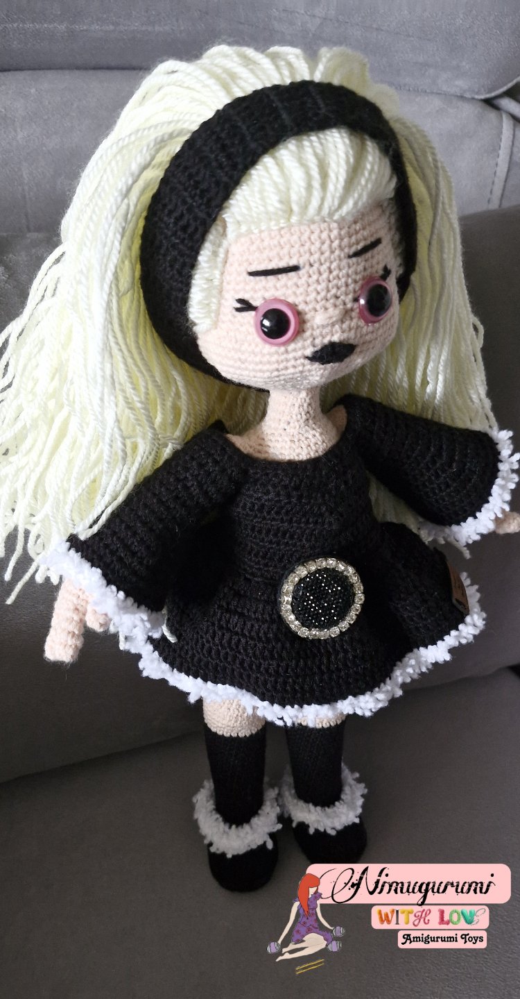 Amigurumi Gothic Kız