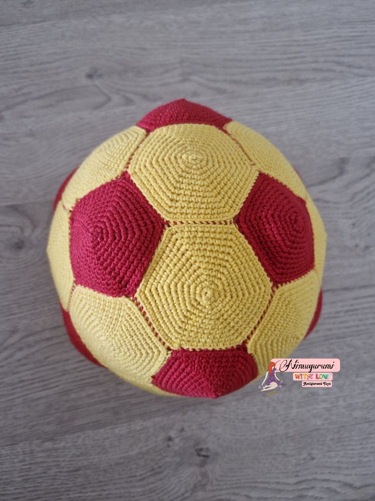 Amigurumi Voleybol-Futbol Topu