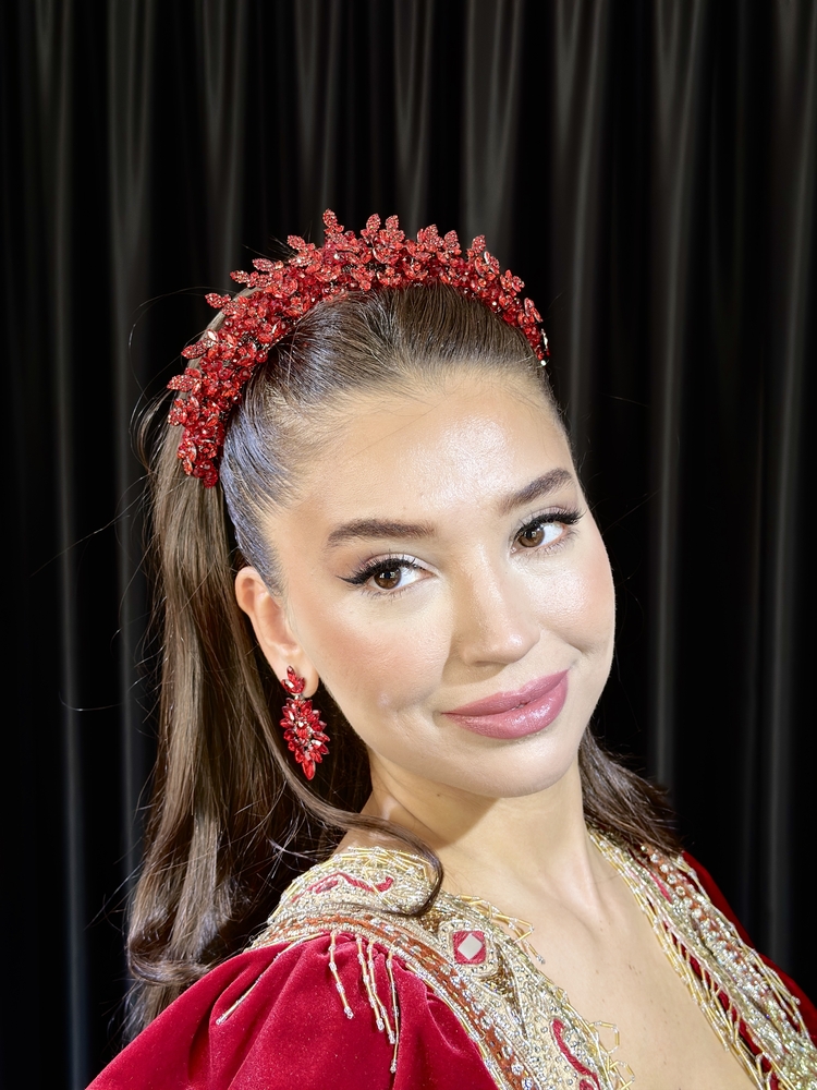 Nida Kına Tacı kırmızı 