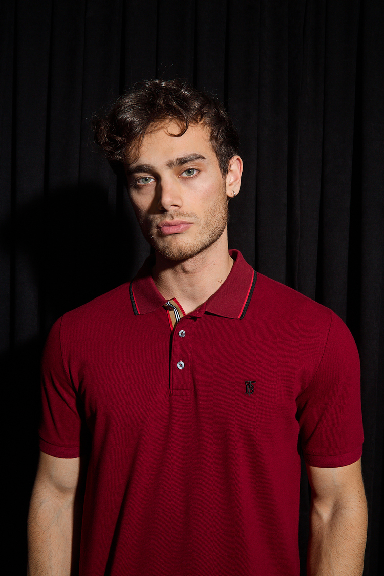 Burberry Yakalı T-Shirt 