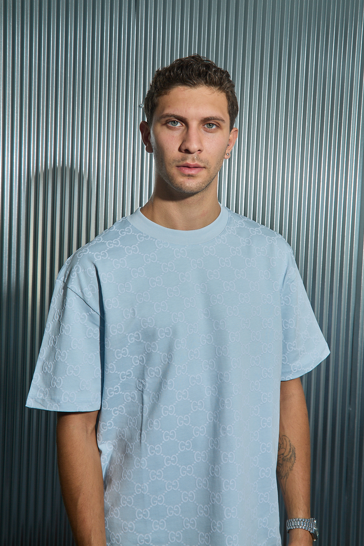 Gucci T-Shirt (buz mavi)