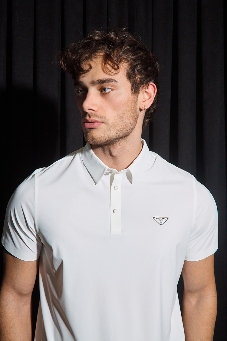 Prada Yakalı T-Shirt 