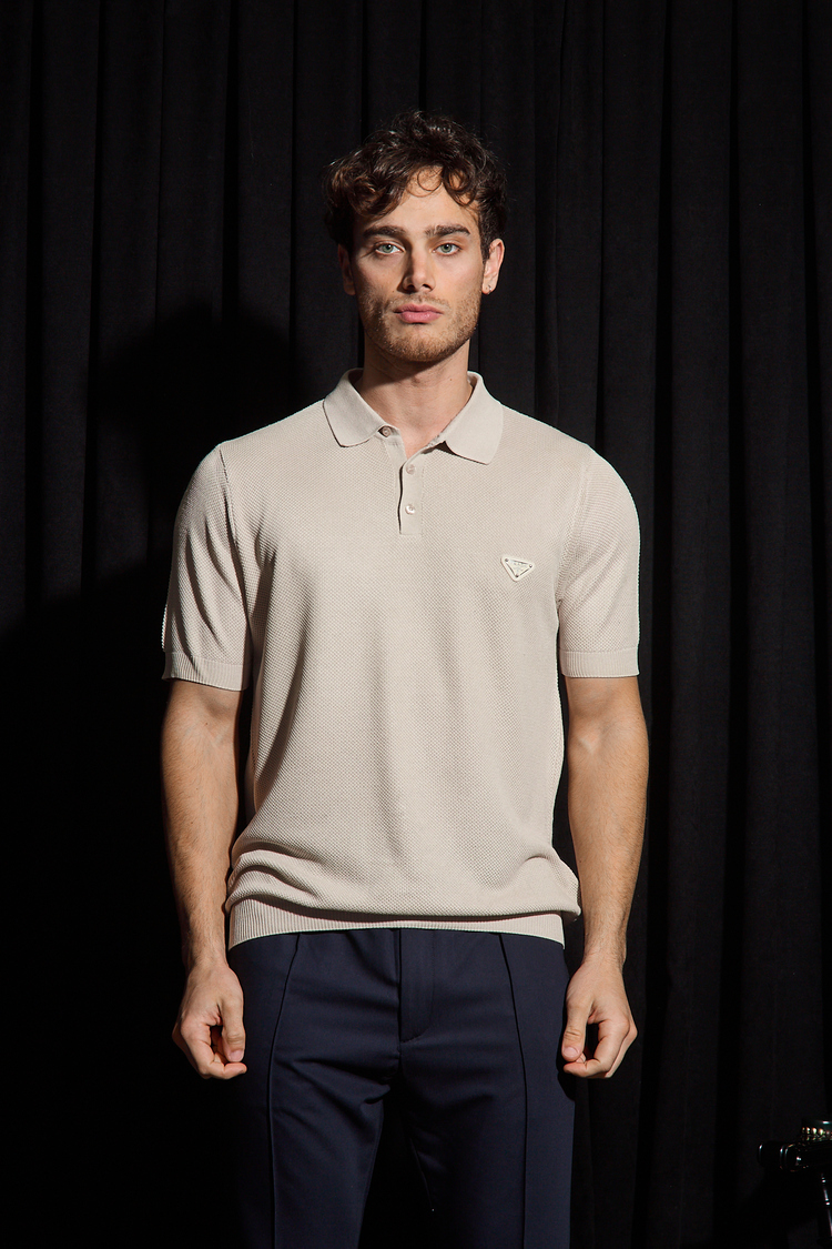 Prada Yakalı T-Shirt