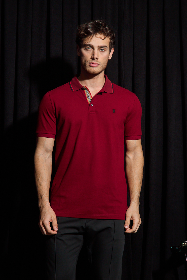 Burberry Yakalı T-Shirt 