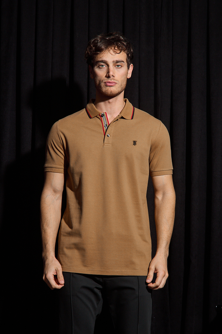 Burberry Yakalı T-Shirt 