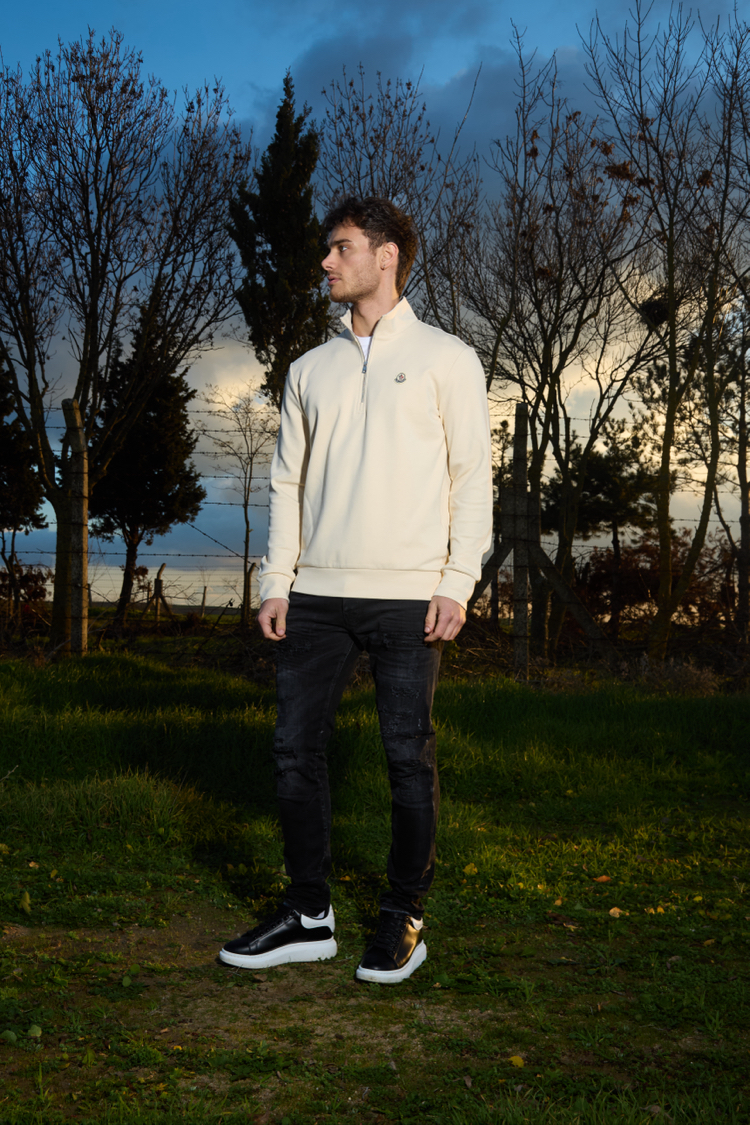 Moncler yarım fermuarlı Sweatshirt
