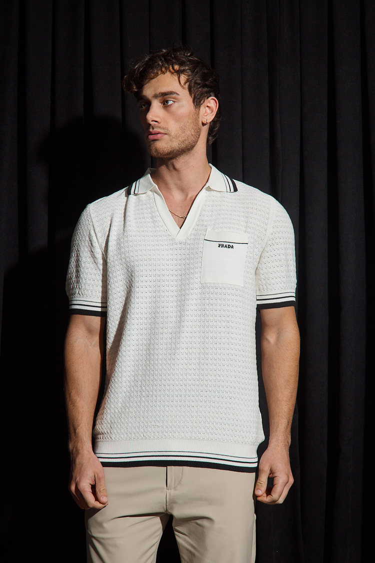 Prada Yakalı T-Shirt 