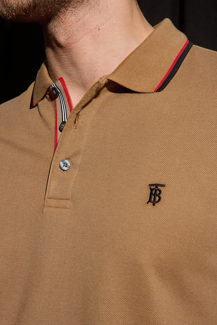 Burberry Yakalı T-Shirt 