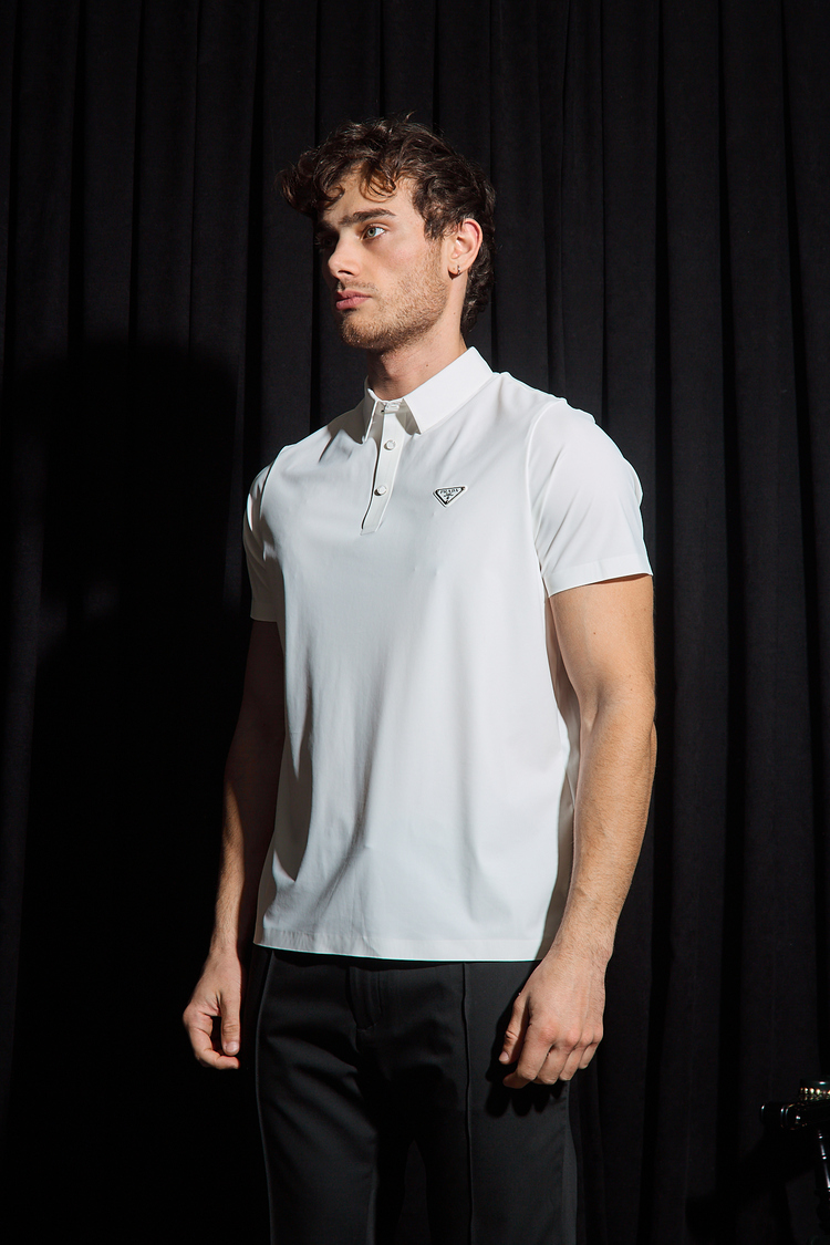 Prada Yakalı T-Shirt 
