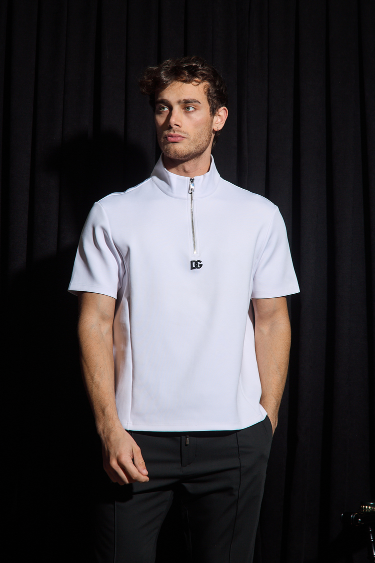 Dolce&Gabbana Yarım Fermuarlı T-Shirt