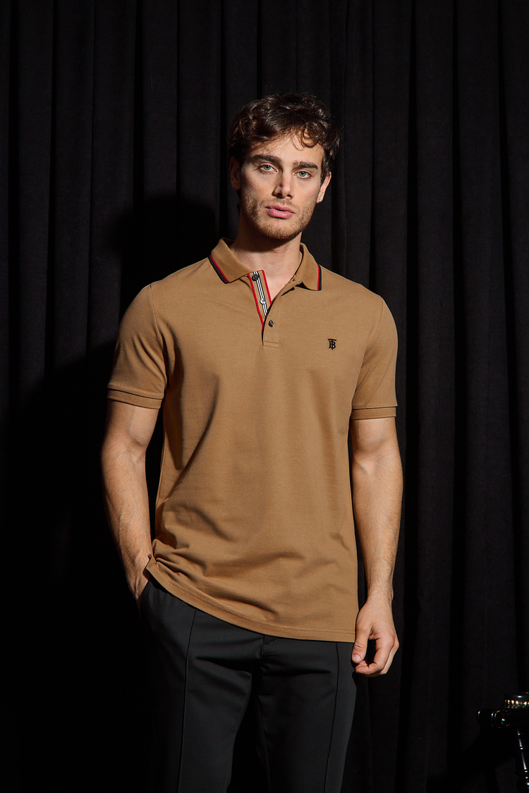 Burberry Yakalı T-Shirt 