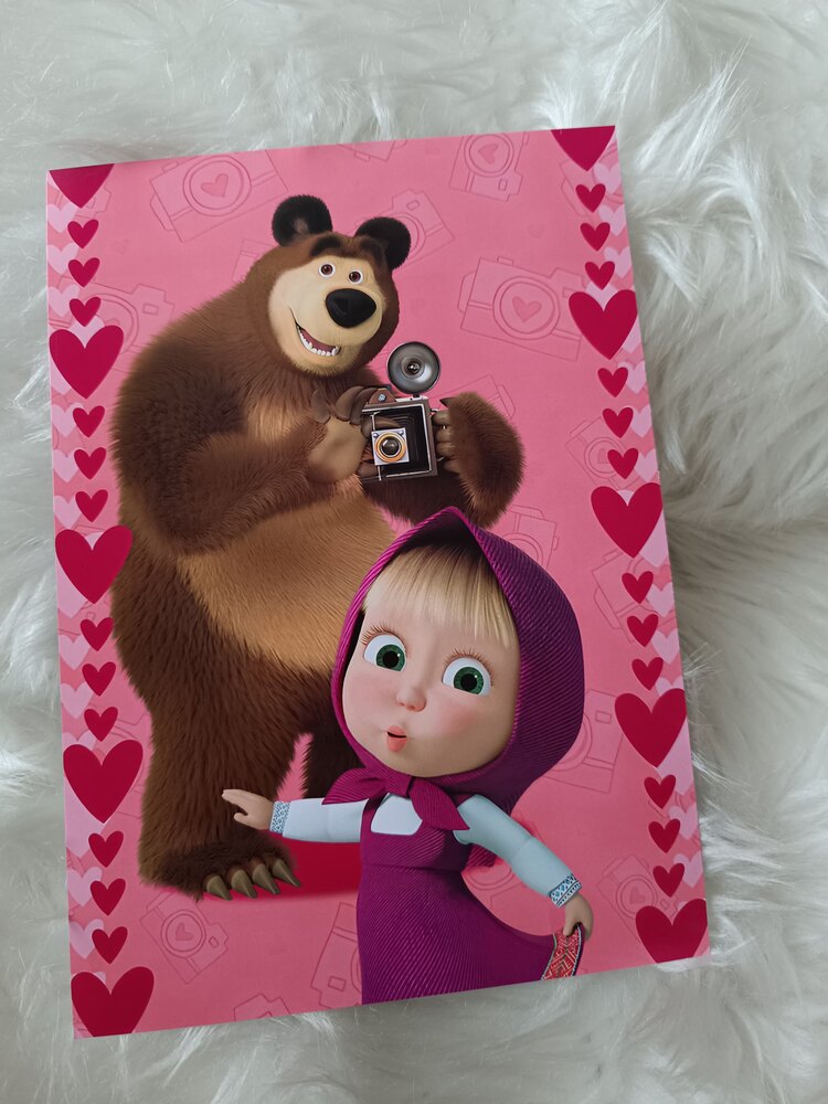 Koca ayı ve maşa defter 80gr no-11